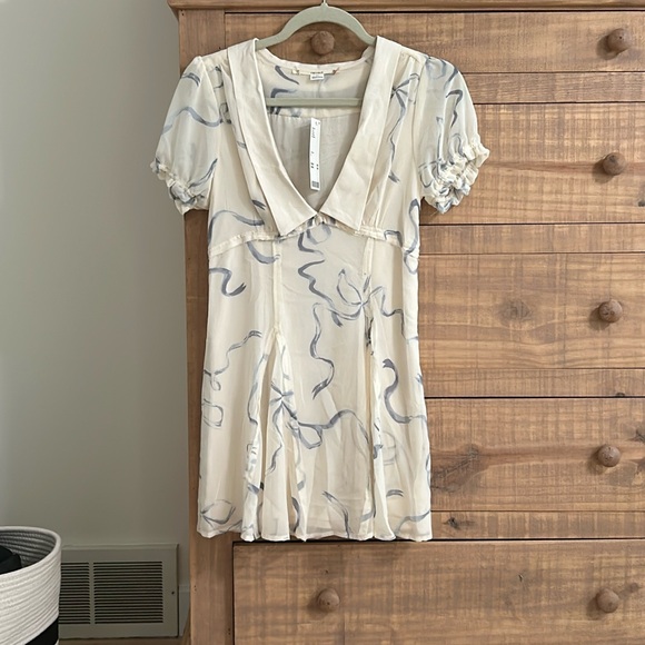 Urban Outfitters kimchi blue bow dress size S NWT - Picture 1 of 5